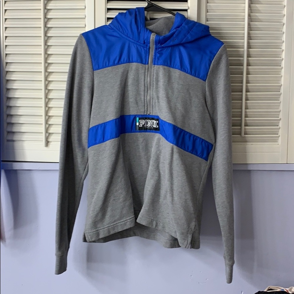 blue/ Grey PINK pullover